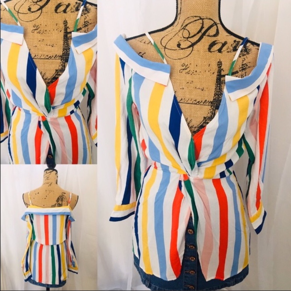 COLORFUL BLOUSE - Picture 2 of 4